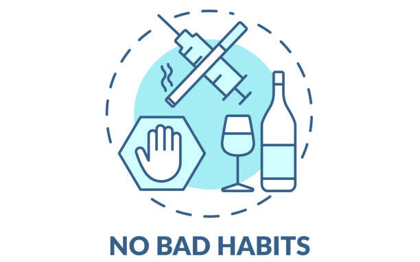 stop bad habit / stop toxins / avoid toxins 
