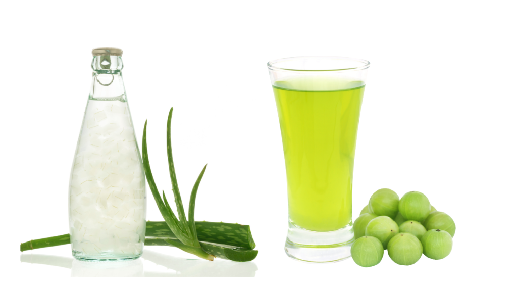 amla juice and aloe vera juice