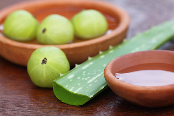 Aloe Vera and Amla