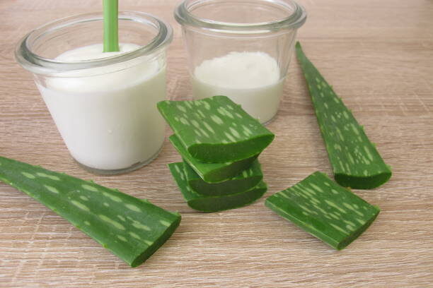  Aloe Vera and Yogurt Mask